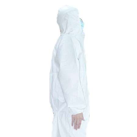 Non-woven Isolation Gown  protective suit with FDA AAMI level 123 EN 13795 factory sale